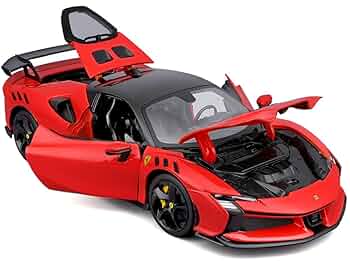 ブラーゴ　Burago Ferrari SF90 XX 1/18 ミニカー Bburago Burago 1/18 Ferrari SF90 XX Stradale Rosso magma